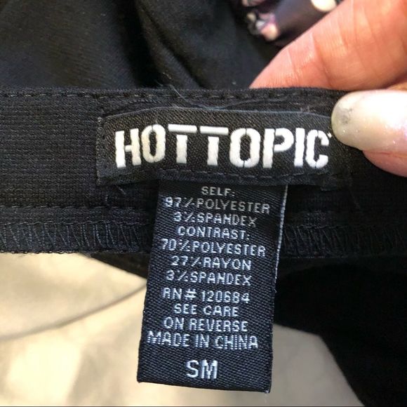 Hot topic dress black top patterned bottom s S - Picture 5 of 8